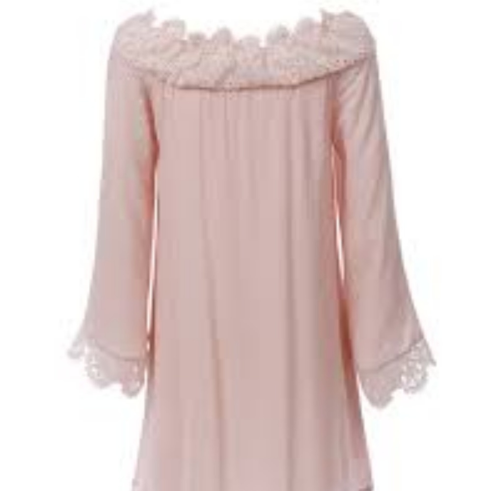 Womens Boho Off Shoulder Loose Fit Tunic Dress